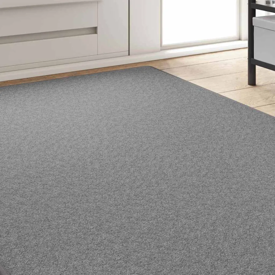 vidaXL Tapijt Loper Lichtgrijs 100 x 250 cm 100% Polypropyleen, foto 3