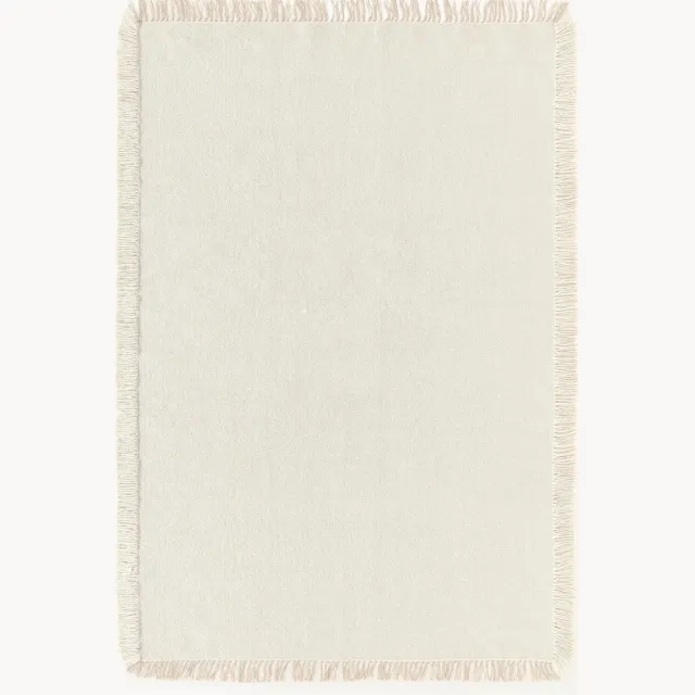 Westwing Collection Handgeweven in- & outdoor vloerkleed Marcus Wit