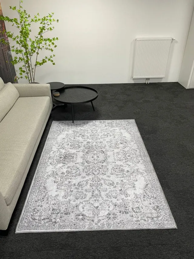 Floortraders karpet - Vintage vloerkleed - vloerkleed - carpet - Grijs - 140 x 200 cm grey