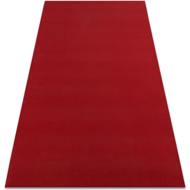 RUGSX Kleden Rugsx Tapijt met rubber bekleed RUMBA 1974 éénkleurig 60x100 cm Bordeau