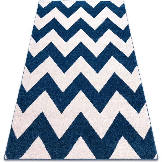 RUGSX Kleden Rugsx Tapijt SKETCH - FA66 blauw /wit - 160x220 cm