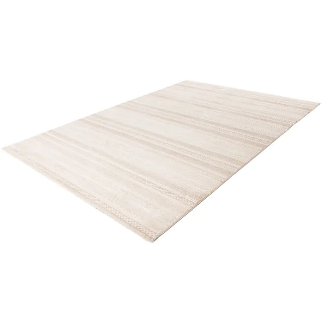 Pierre Cardin Vloerkleed - Design Tapijt - Modern - Ivoor Wit - Laagpolig en Comfortabel - Duurzaam en Elegant