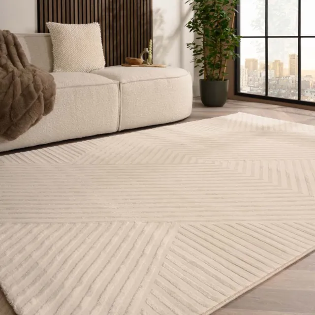 TrueWeave Scandinavisch vloerkleed - Serene Runa crème 120x170