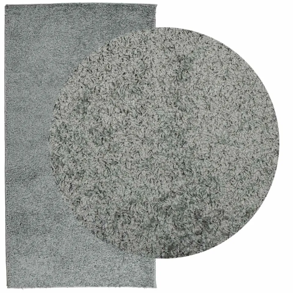 vidaXL Vloerkleed PAMPLONA shaggy hoogpolig modern 80x150 cm groen, foto 2