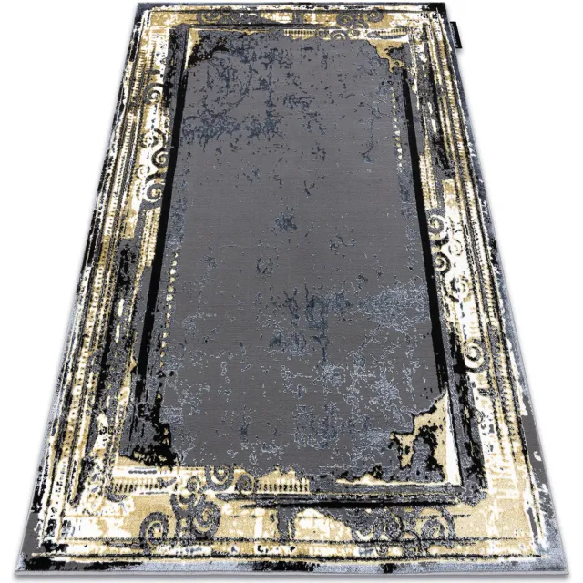 RUGSX Kleden Rugsx Tapijt DE LUXE modern 628 Ornament vintage 140x190 cm Grijs