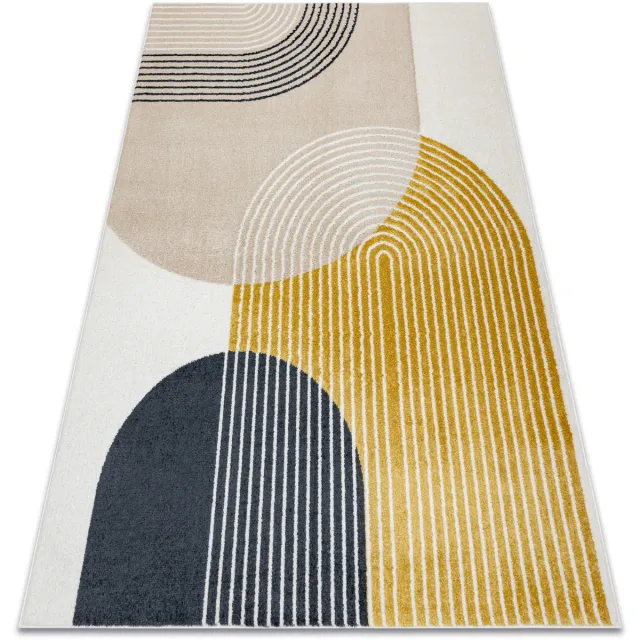 RUGSX Kleden Rugsx Tapijt FUSION 0240 crème / geel Beige