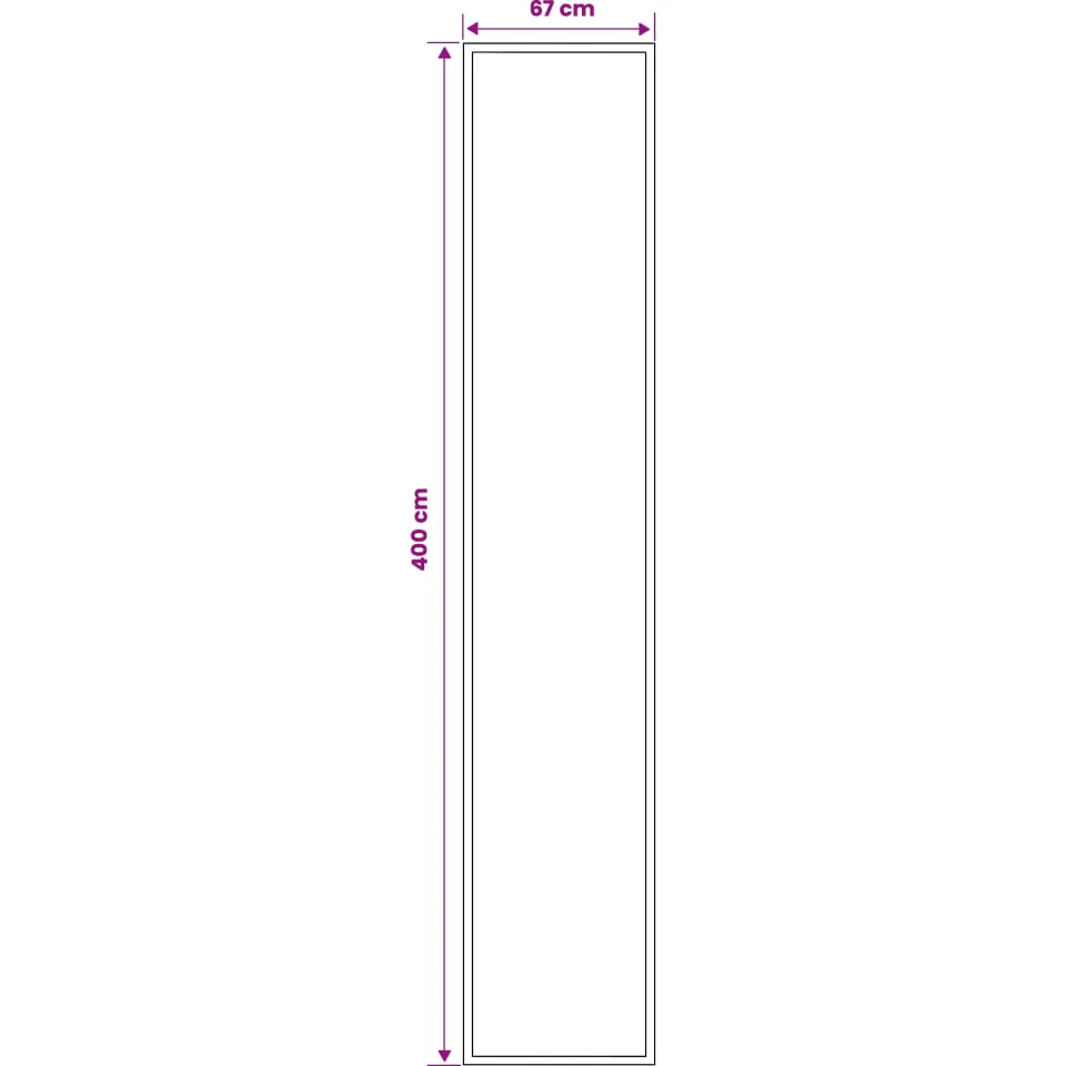 vidaXL Tapijtloper FLORNES Geweven Bruin Bladeren 67 x 400 cm PP 7 mm, foto 3