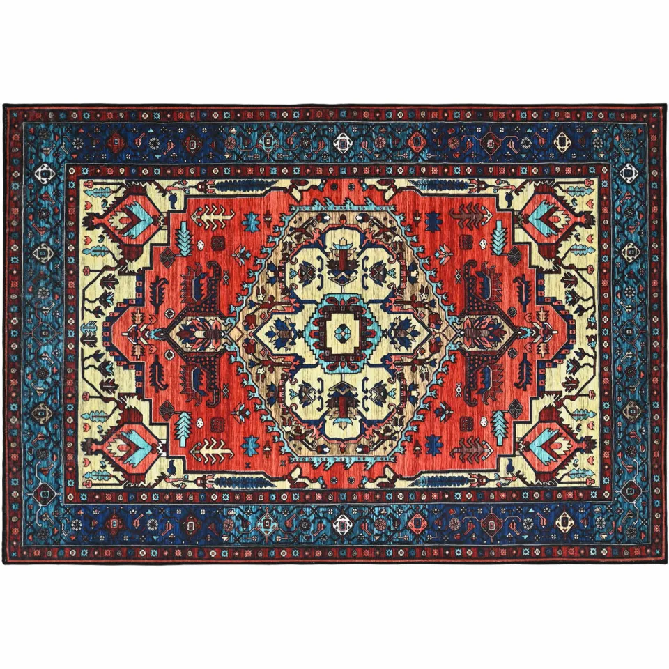 vidaXL Vloerkleed ORIZ Rood 300 x 400 cm 100% polyester