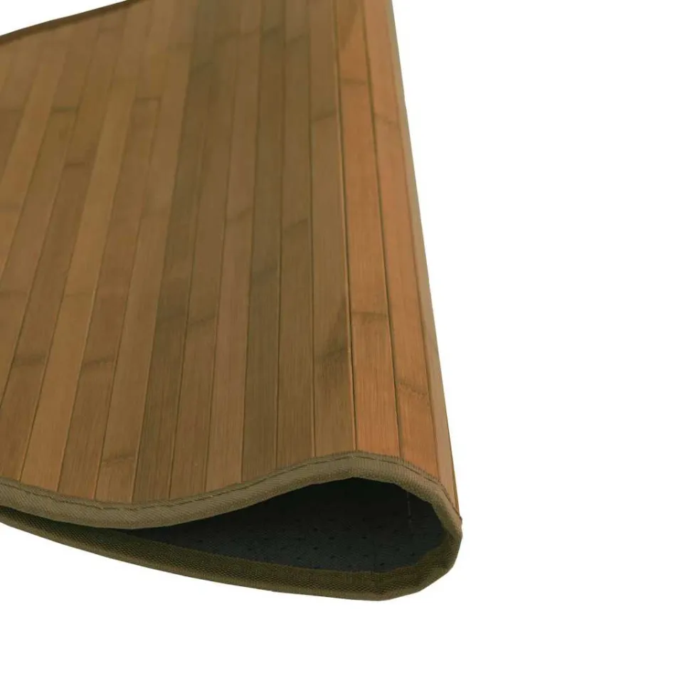vidaXL Vloerkleed rond 60 cm bamboe bruin, foto 4