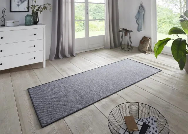 flycarpets Loper - Runner Boucle - Grijs 67x150 cm