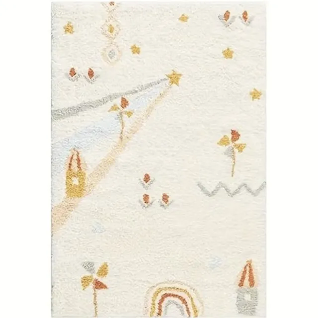 Nixnix Kinder Vloerkleed - 100cm x 40cm - Kinderkamer - Babykamer Vuurtoren
