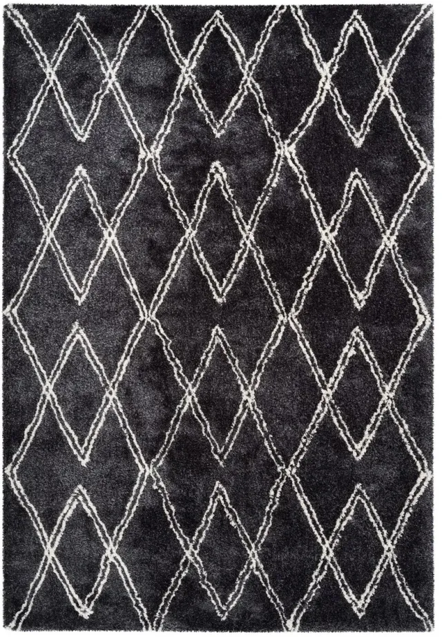 Dutch XXL Berber Vloerkleed | Tapijt | Orlando | Ruiten | Antraciet