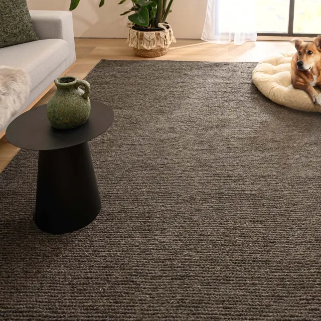 Nordic Weavers Wollen vloerkleed - Narvik Taupe 140x200