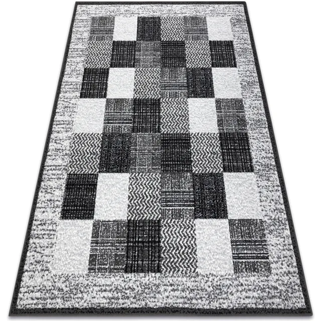 RUGSX Kleden Rugsx Tapijt BCF Morad RAFIA Rechthoeken, geometrisch - 80x150 cm Grijs
