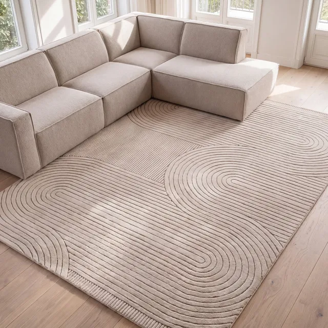 LABEL51 Lavita Vloerkleden - Bruin - Polyester - 200x290 cm