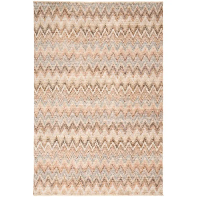 Kwantum Tuba vloerkleed beige Blauw#Grijs