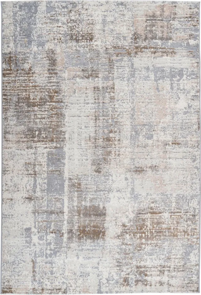 Obsession Taupe vloerkleed - 80x150 cm - A-symmetrisch patroon - Modern