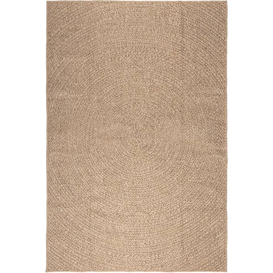 vidaXL Vloerkleed ZIZUR binnen en buiten 200x290 cm jute look bruin, foto 2