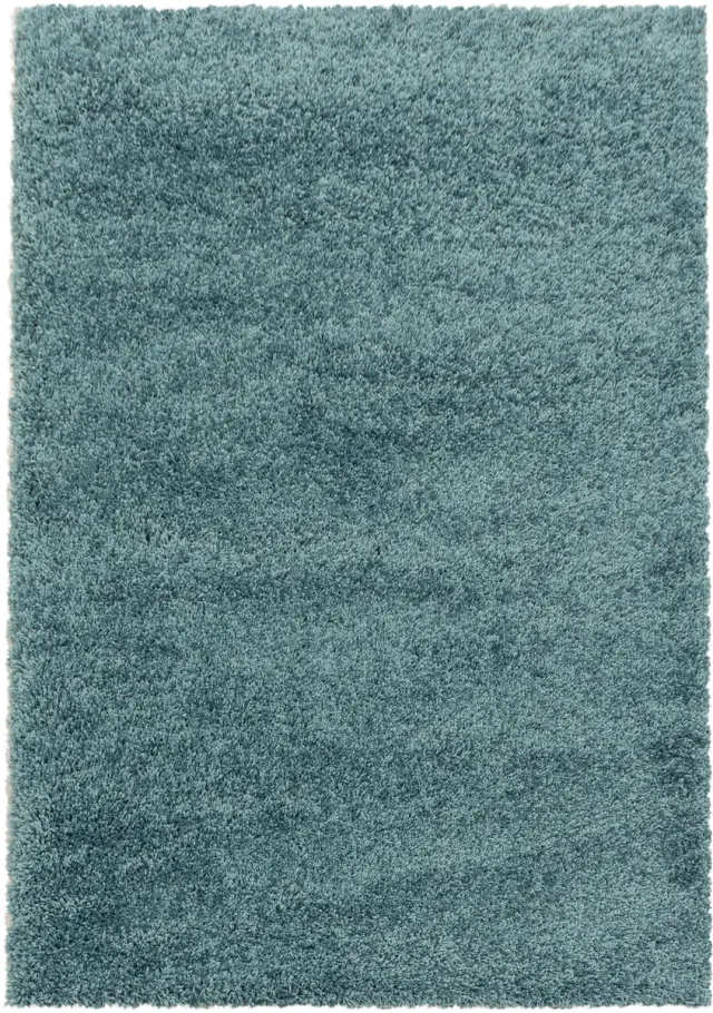 Muratap Monaco Soft Shaggy Hoogpolig Vloerkleed Blauw / Turquoise