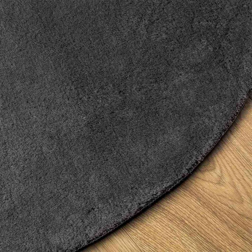 vidaXL Tapijt HUARTE Antraciet 160 x 230 cm Polyester, foto 4