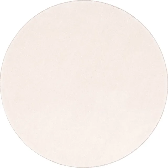 Snapstyle Vloerkleed Hoogpolig luxe velours Touch rond Beige