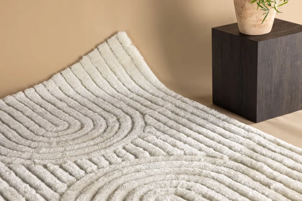 Nohr Larie vloerkleed off white, foto 3