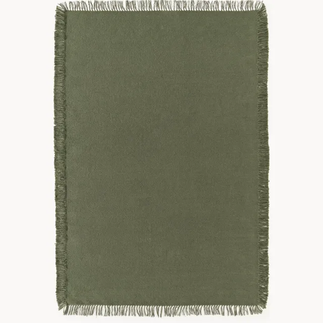 Westwing Collection Handgeweven in- & outdoor vloerkleed Marcus Groen