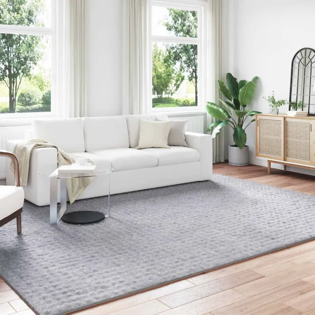 vidaXL Binnen kleed SIROLO Grijs 200 x 280 cm Polyester Medium Pile, foto 2