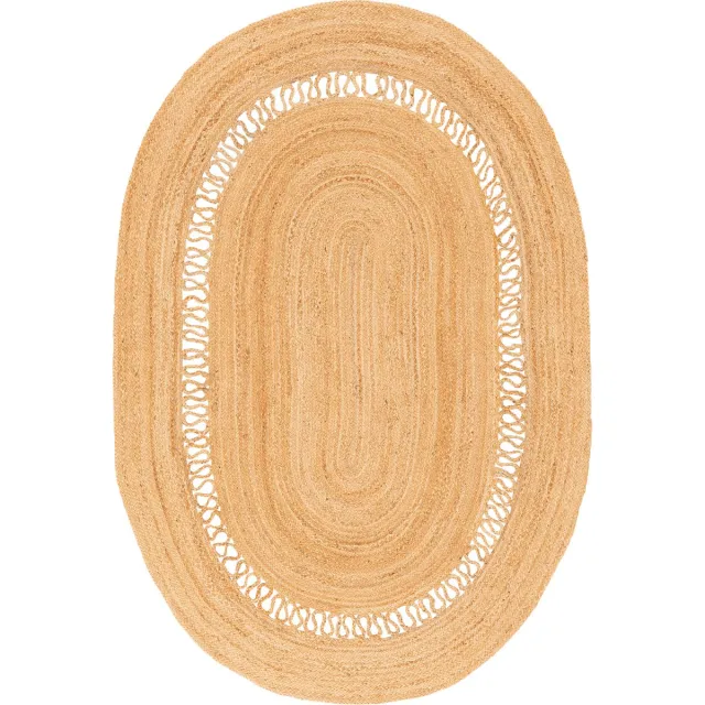 Pergamon Natuurvezel tapijt Jute Salsa Modern Beige