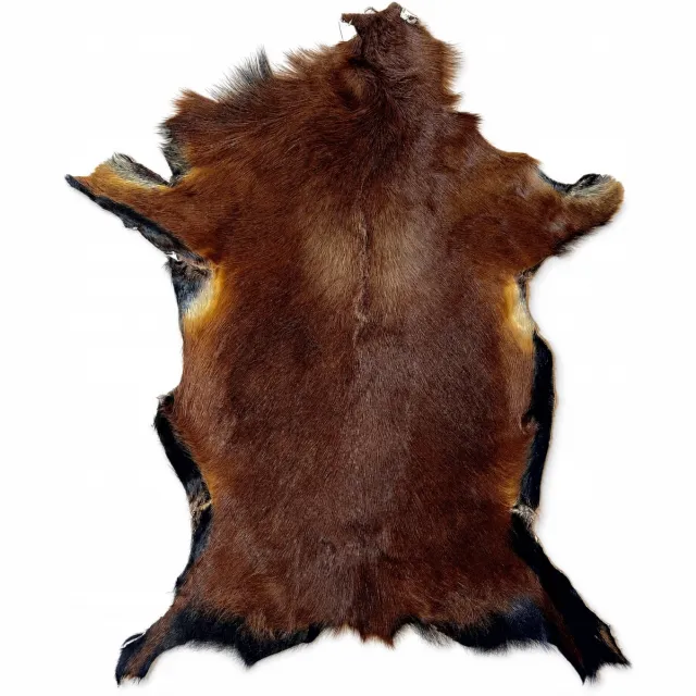 SKÓREX Natuurlijke schapenvacht Kameroense - 100cm XXL donkerbruin