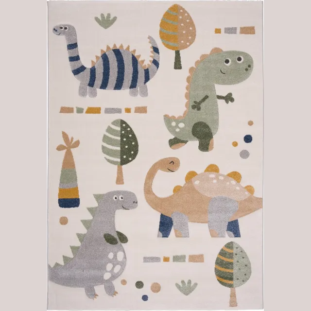 Pergamon Kinder vloerkleed Maui Kids dino's Mulit