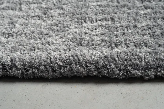 Tapis Home Tapison Home Kyoto 014.0500.5151 Vloerkleed - 160 x 230 cm - Grijs - Rechthoekig - Polyester - Eetkamer, Woonkamer, Slaapkamer - Effen - Modern, Industrieel
