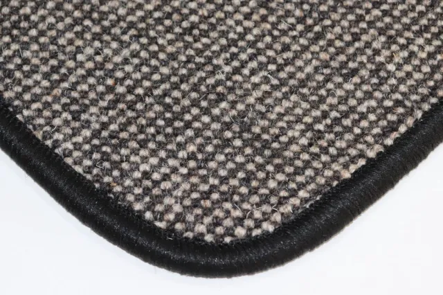 Prima Diva - Wollen vloerkleed - naast bed - warme voeten - loper - Keukenmat - antraciet - zwart - ecru - 40x160cm