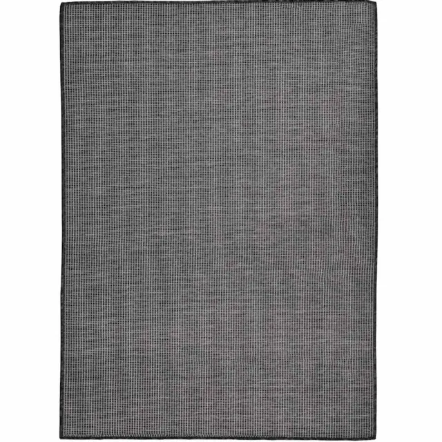vidaXL Buitenkleed platgeweven 200x280 cm grijs