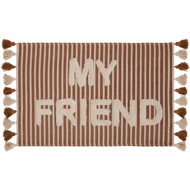 Atmosphera Kids My Friend Vloerkleed/Hondenmatje - 60x90cm - Bruin