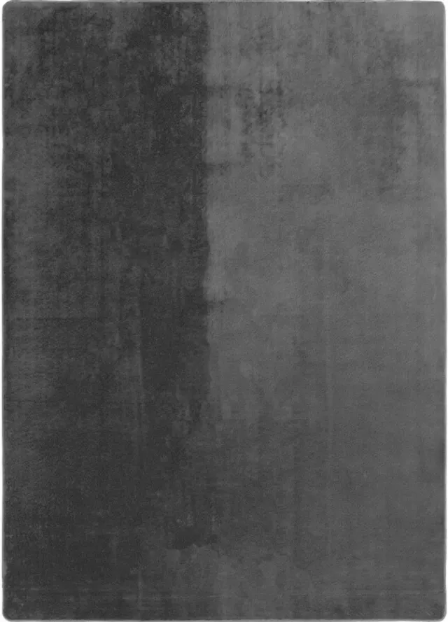 Ayyildiz Antislip Vloerkleed Joy Rond Grijs 80 x 80 cm Effen Kleur Zacht