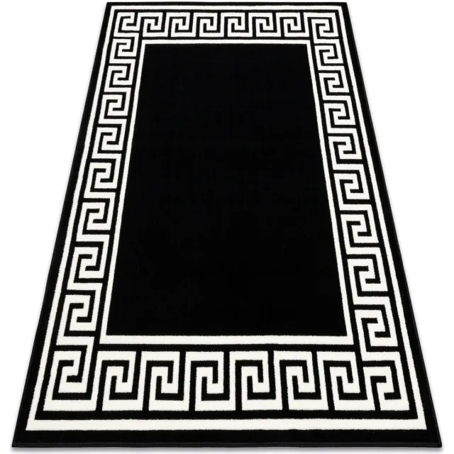 RUGSX Kleden Rugsx Tapijt BCF Morad GREK grieks - zwart 140x200 cm