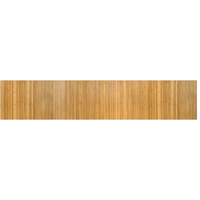 vidaXL Vloerkleed - rechthoekig - cm - bamboe - naturel