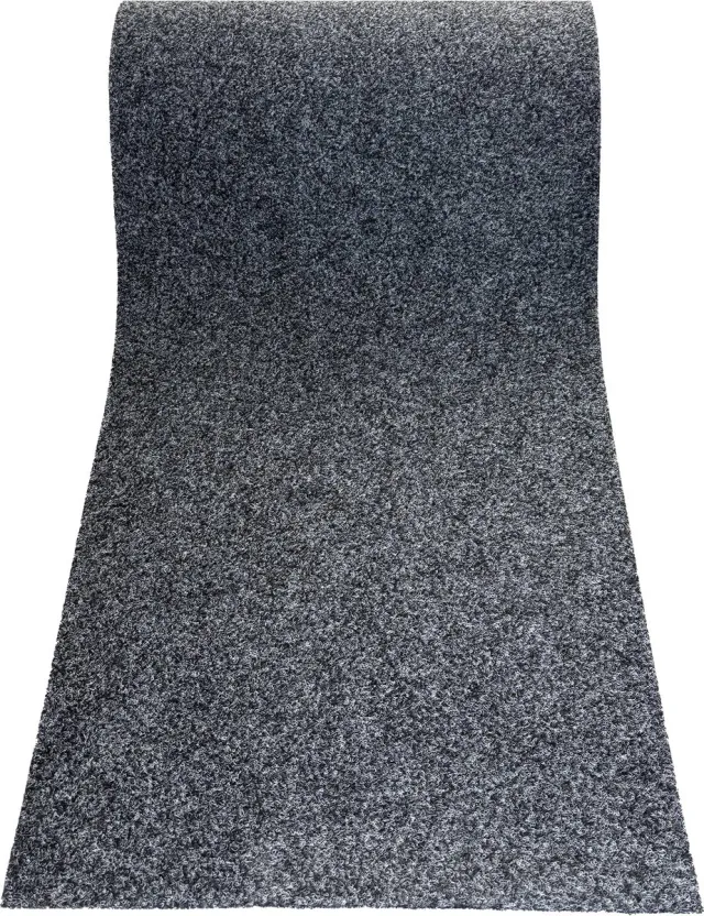 JYG Tapijtloper - Keukenloper - 50x600cm - STAR antraciet - 50cm breed - variabele lengtes - antislip - carpetrunner - traploper onderhoudsvriendelijk - vloerkleed - op maat - vloerkleed hal - tapijt inkom - kitchenrunner