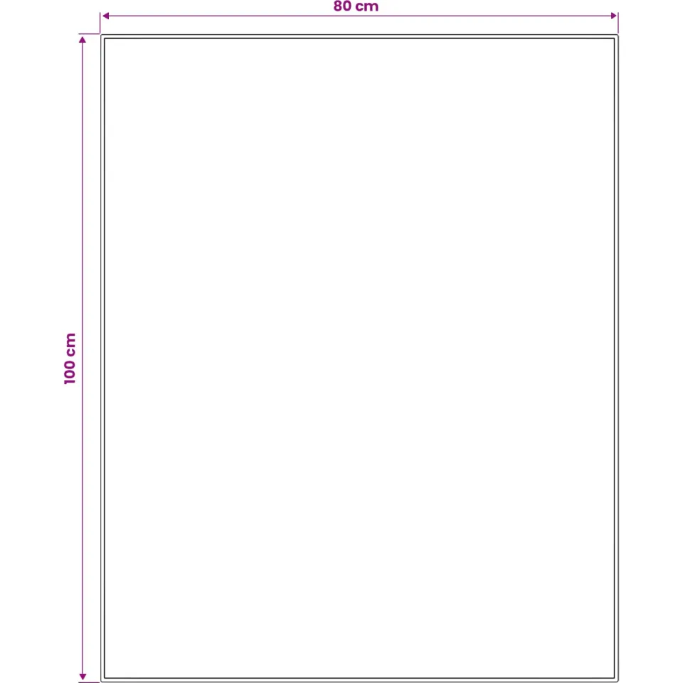 vidaXL Vloerkleedloper LESAKA Bruin 80 x 100 cm Diamantvelours, foto 3