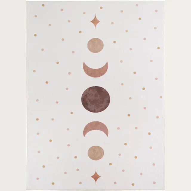 Ayyildiz Zacht & speels kinderkamerkleed met antislip - Coco (maan) - 140x200 cm