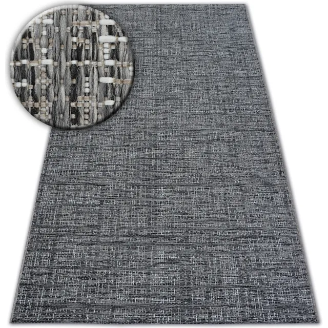 RUGSX Kleden Rugsx Sisal tapijt SISAL LOFT 21126 MELANGE zilver/ivoo 60x110 cm Grijs