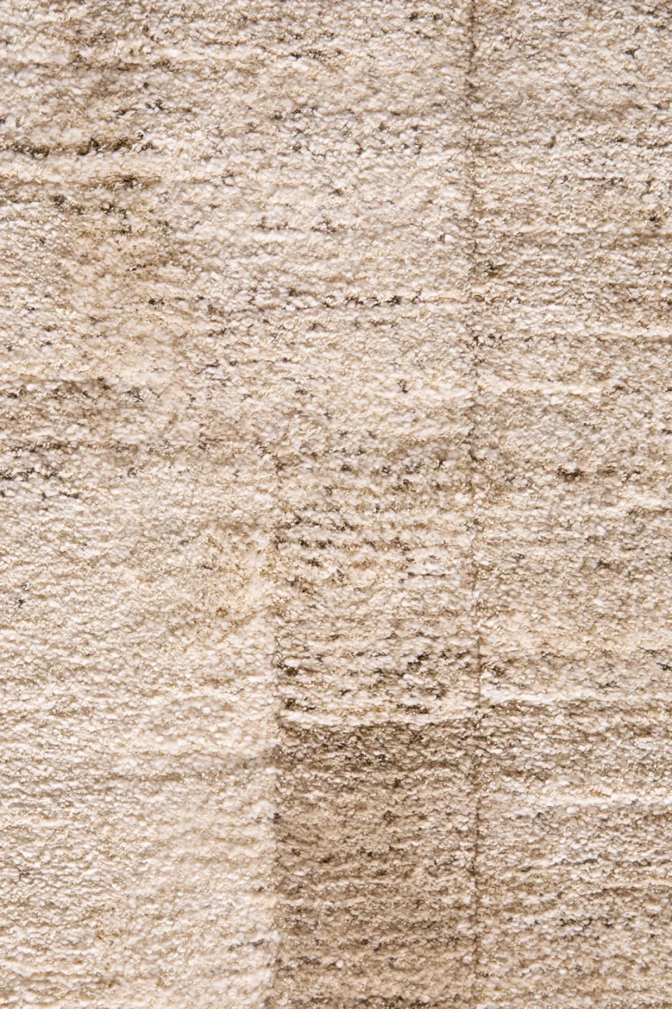 NOUS Living hoogpolig vloerkleed crème beige, foto 4