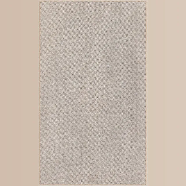 Songmics HOME Vloerkleed 80 x 150 cm Woonkamertapijt Hardlopend antisliptapijt Jutelook Decoratie Hal Keuken Slaapkamer Eetkamer Machinewasbaar Kameelbruin TAR097K01 kameel bruin
