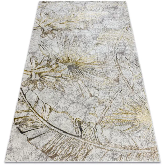 RUGSX Kleden Rugsx BLISS Z218AZ237 tapijt crème / goud - 80x150 cm Beige