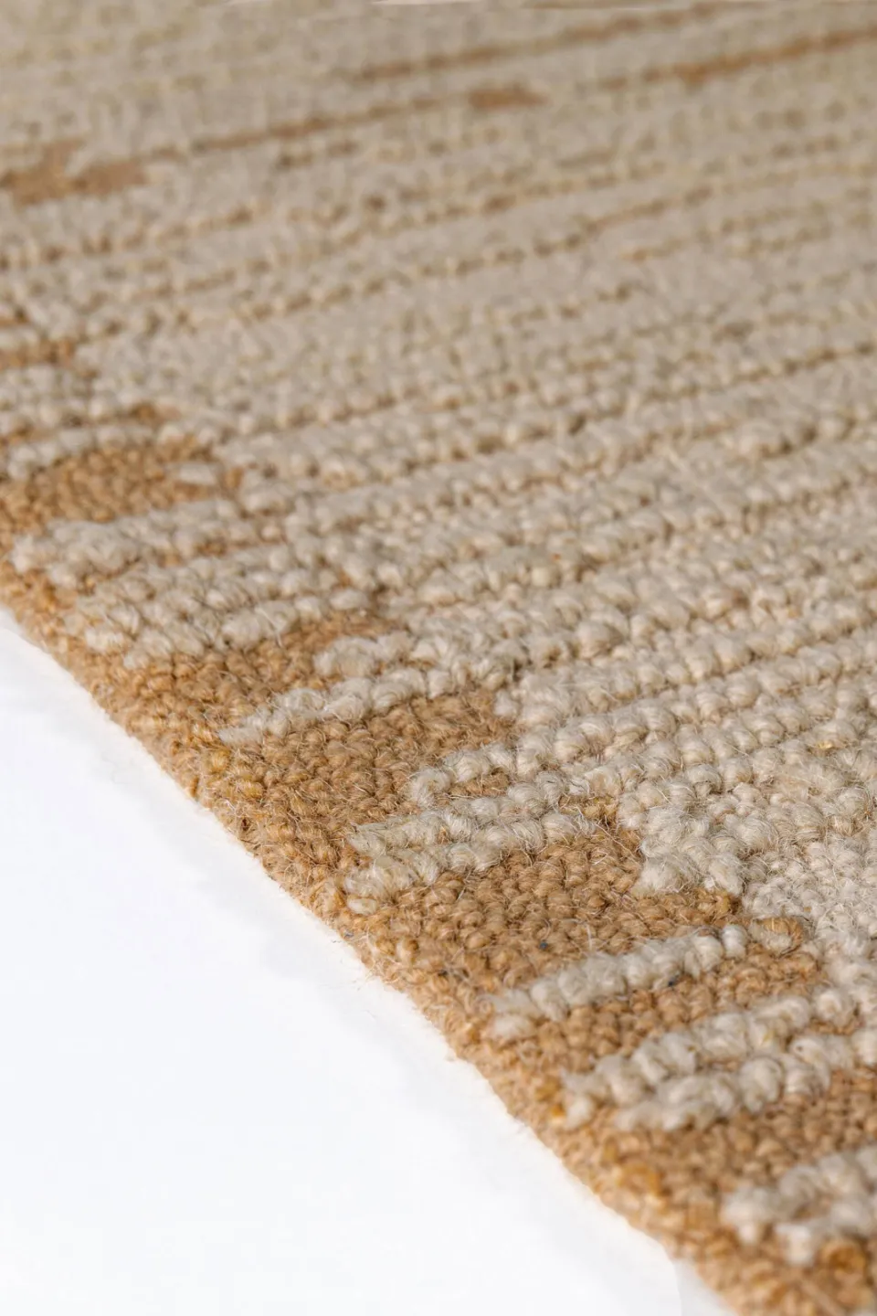 Flair Rugs Harris Modula wollen loper naturel, foto 3