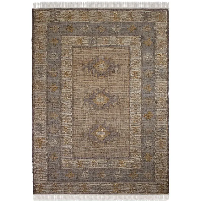 Flair Rugs Avena jute vloerkleed naturel