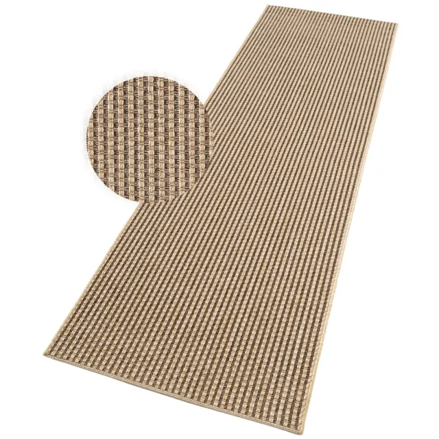 TT Home Buitenkleed - Sisal-look - Effen - Beige natur