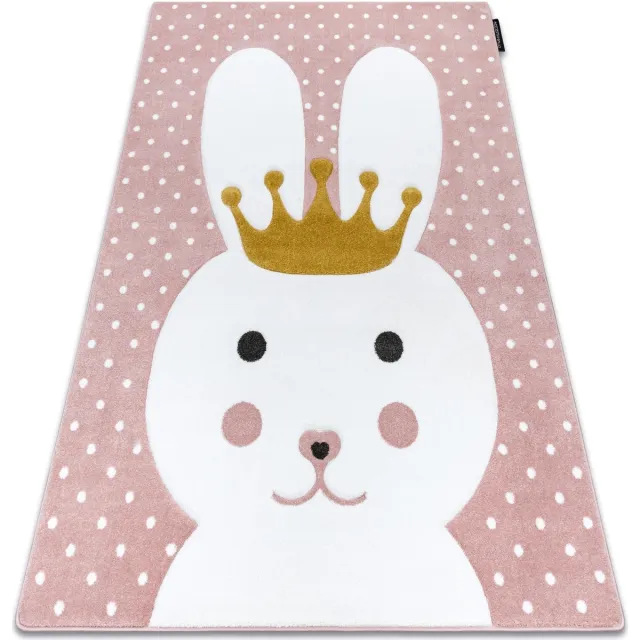 RUGSX Kleden Rugsx Tapijt PETIT BUNNY KONIJNTJE KONIJN rozekleuring