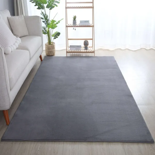 flycarpets Alberta Laagpolig Fluffy Vloerkleed - Grijs - 200x290 cm